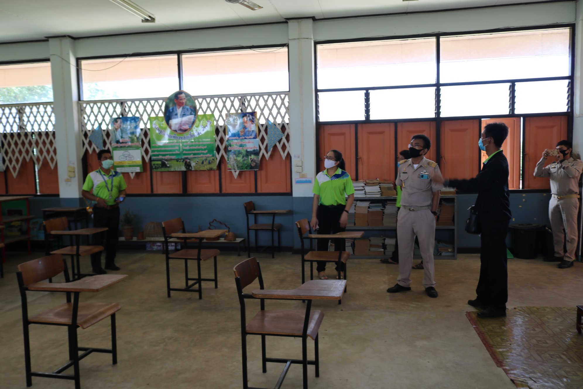 รับการตรวจประเมินสถานศึกษาในการเตรียมความพร้อมก่อนเปิดภาคเรียน