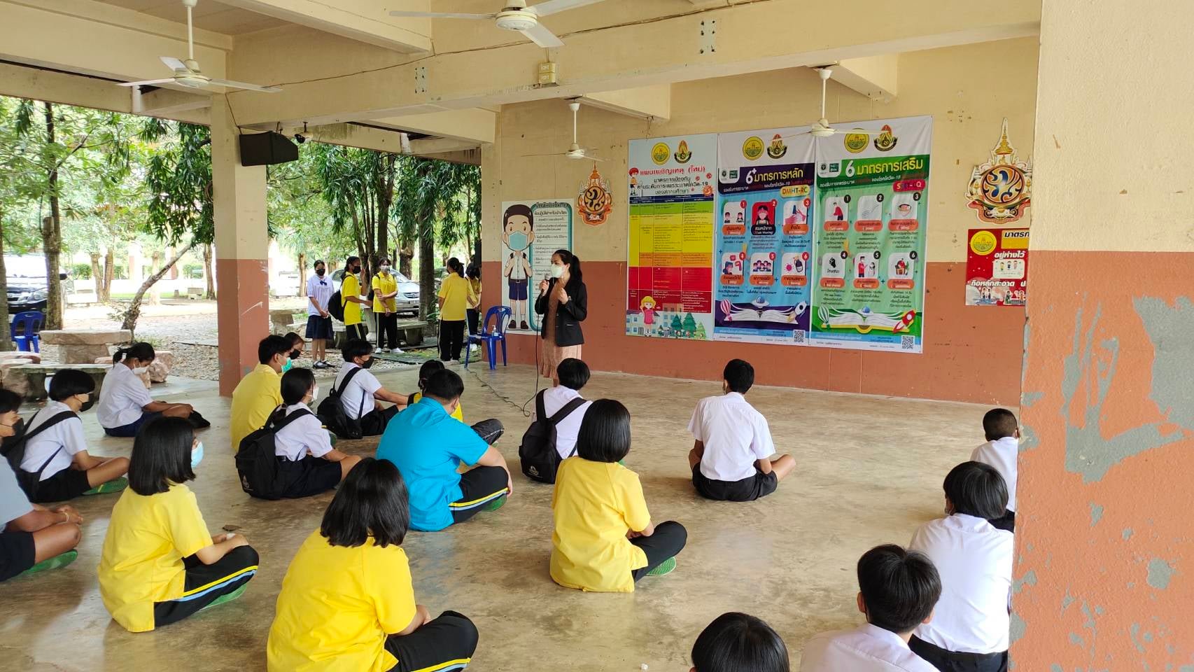 การจัดการในสถานศึกษาฯ กรณีพบนักเรียนติดเชื้อโควิด 19